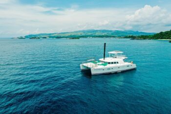 Lagoon 50 luxury yacht for rent in Boracay, offering premium yacht charter and rental experience with spacious design and world-class comfort.